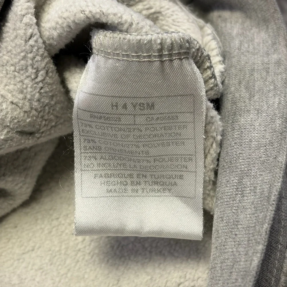 Vintage Nike Center Swoosh Hoodie Mens XL Gray Arch Logo Y2K Sweatshirt